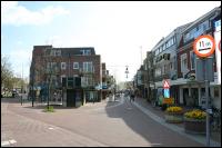 Begin winkelstraat