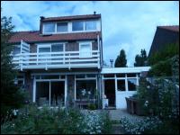 Achterkant van het huis